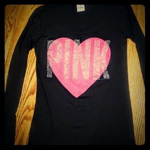 PINK VICTORIA'S SECRET top